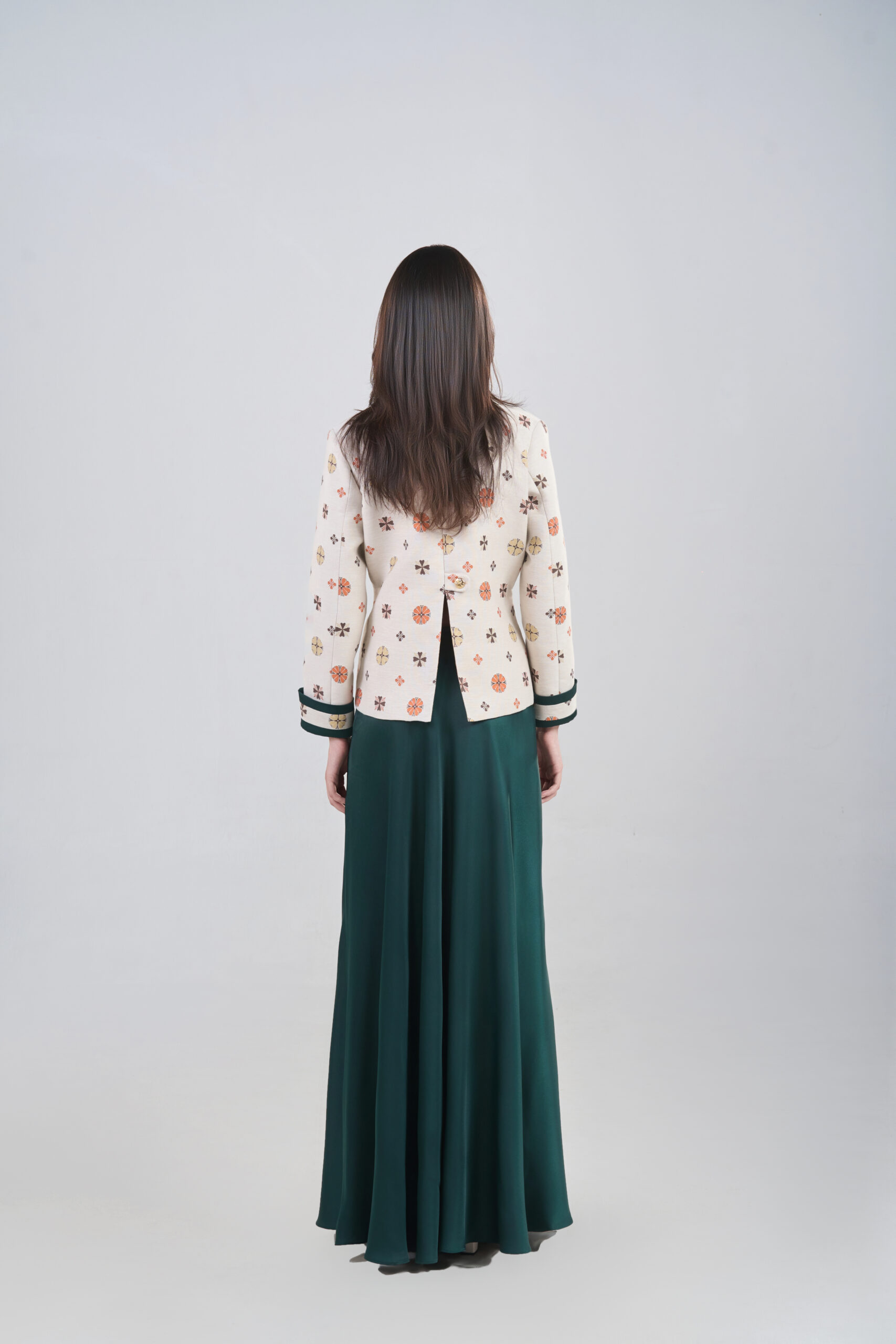 Back Arunviman - Majestic Bloom Blazer Back Arunviman - Majestic Bloom Blazer